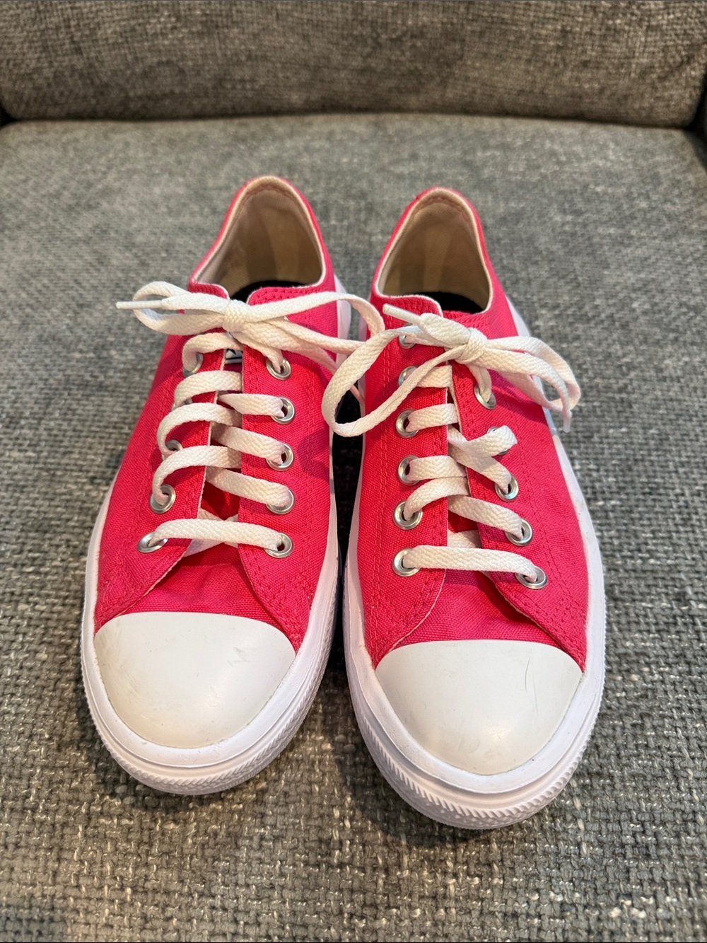 Custom Hot Pink Chuck Taylor All Star Move Canvas Platform